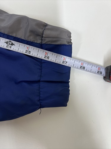 Vintage 90s BIKE Red White Blue Colorblock Windbreaker Pocketed Youth SZ L - Picture 16 of 23