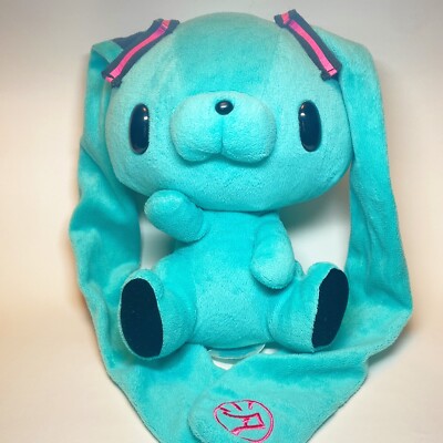 Gloomy Bear × Hatsune Miku 2014 XL Plush Doll CGP-404 Green Bunny