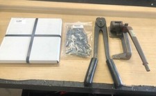  1/2" Banding Tensioner- Sealer Crimper Strapping Tool LOT KIT Banding and Seals