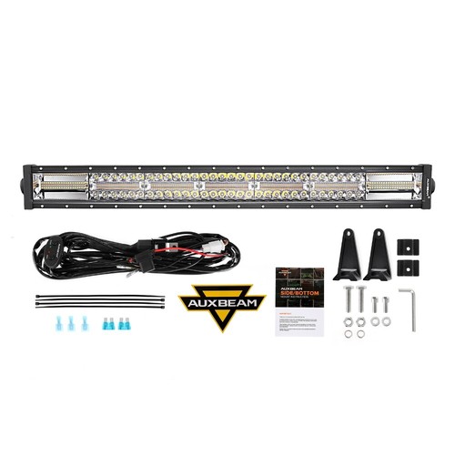 Auxbeam 30inch & 3" LED Work Light Bar Pods for Ford F-350 F-250 Super Duty - Picture 11 of 12