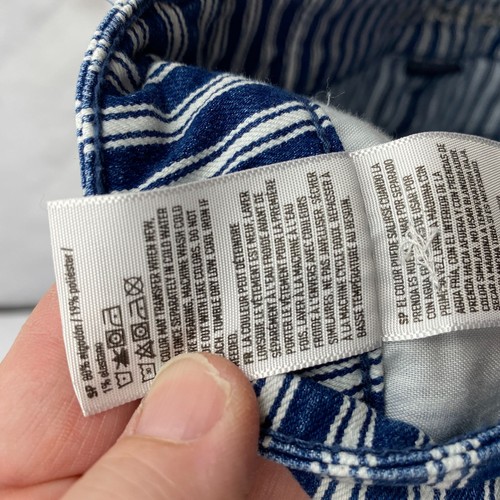 Pantaloncini corti American Eagle Hi-Rise a righe next level elasticizzati taglia 10 - Foto 8 di 8