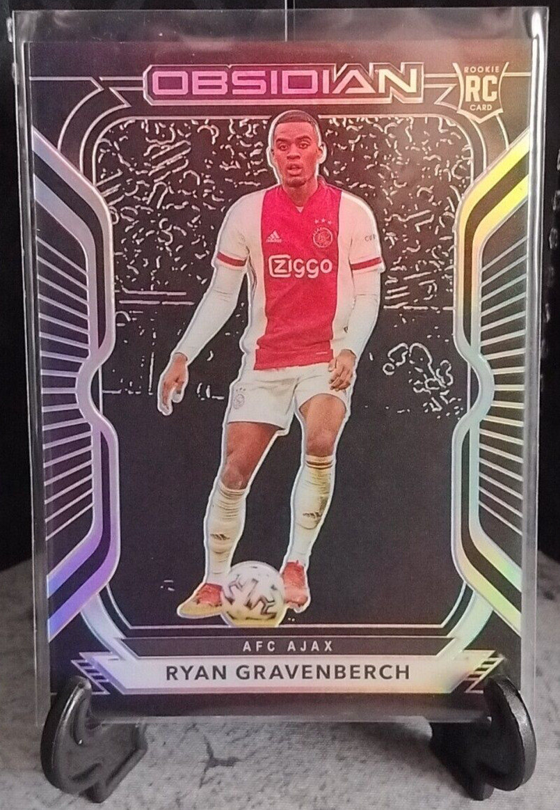 *2020-21 Panini Obsidian Ryan Gravenberch #/195 Ajax #41 Rookie Card*
