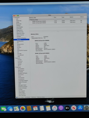 2019 iMac 21.5in A2116 MRT32LL/A i3 8th Gen 3.6Ghz 8GB RAM+256GB SSD - Picture 14 of 15