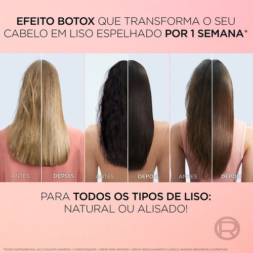 Elseve - Liso dos Sonhos - Condicionador Efeito Liquid Hair 200Ml - (6.76FlOz) - 第 6/6 張圖片