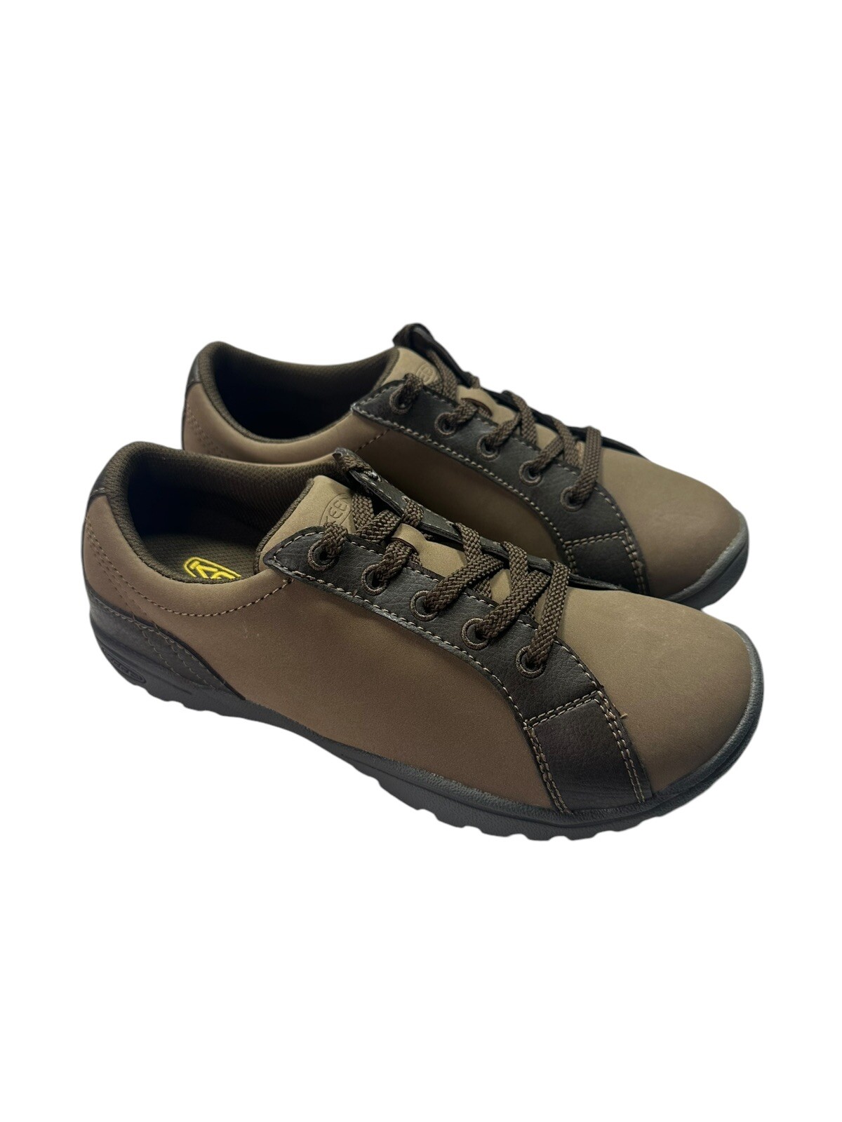 NUOVE scarpe Keen ragazzo taglia 5 Sorrento Oxford passeggio casual stringate Oxford marrone