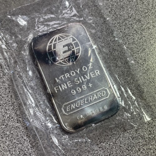 3 Piece Lot Engelhard 1 oz Silver Bars Consecutive Serial Numbers - Picture 7 of 8