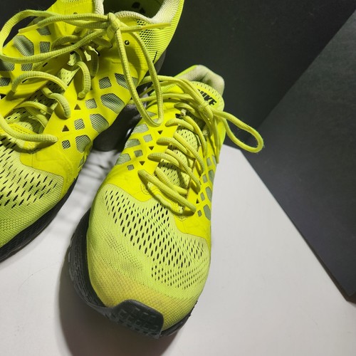Nike Zoom Pegasus 31 Road-Running Shoes Neon Yellow Men 14 652925-701 Tennis - Picture 3 of 11