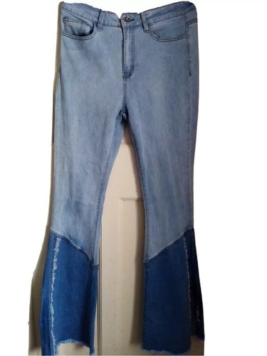 Jeans Bootleg Ripped Distressed Blau Lrg W30" Leg 34" Light Wash Festival Shein - Bild 11 von 18