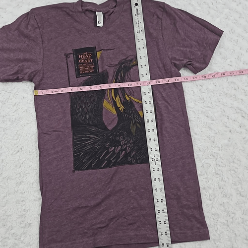 The Head and The Heart Band Tee Womens XS Purple Greek Theater Concert Berkeley - Picture 4 of 6