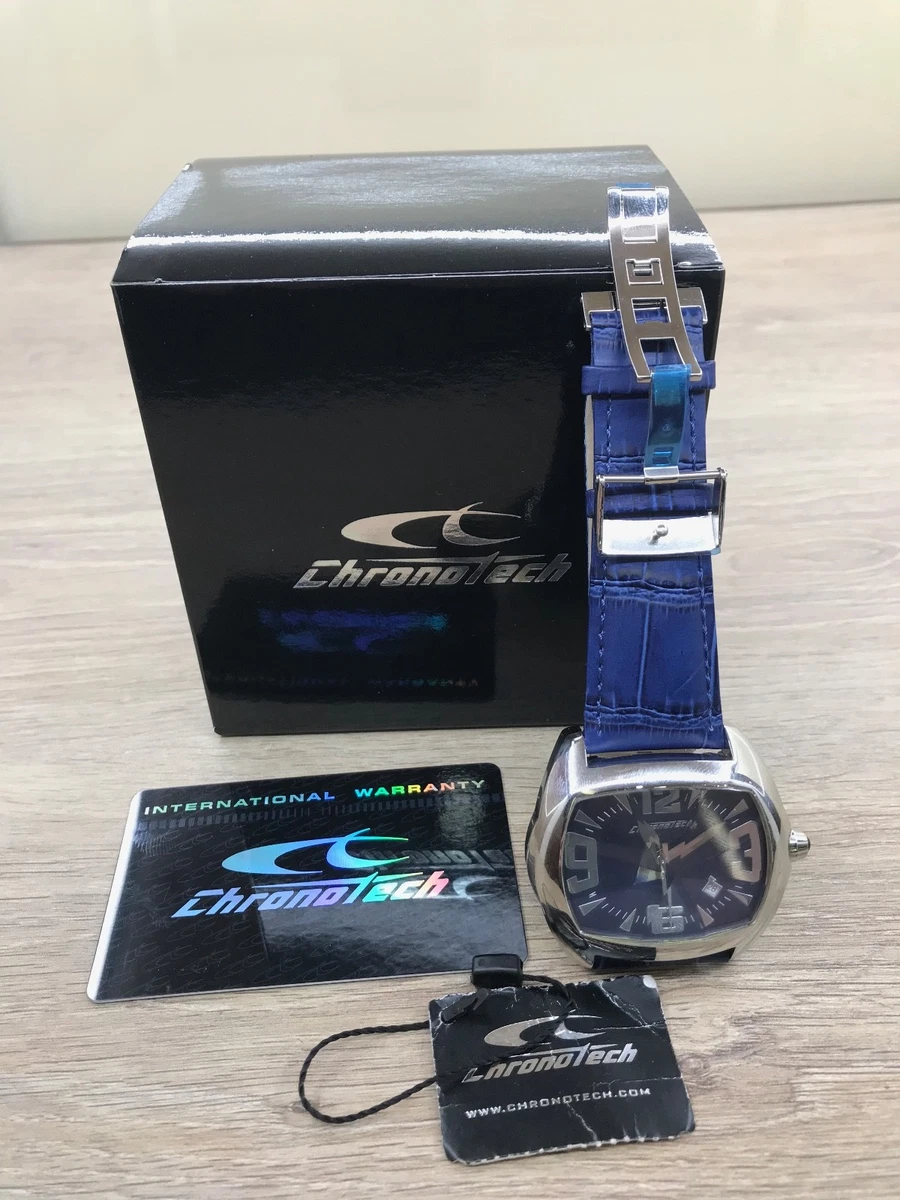 Chronotech Orologio Unisex CT7018M-04 – Analogico Al Quarzo, Cassa In Acciaio Inox, Cinturino In Pelle Di Vitello Nero, Vetro Minerale - 3
