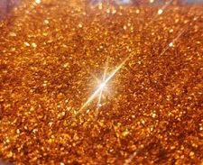 1/2 Pound Premium Bright Orange Metal Flake .008" Auto, Motorcycle, Additive 