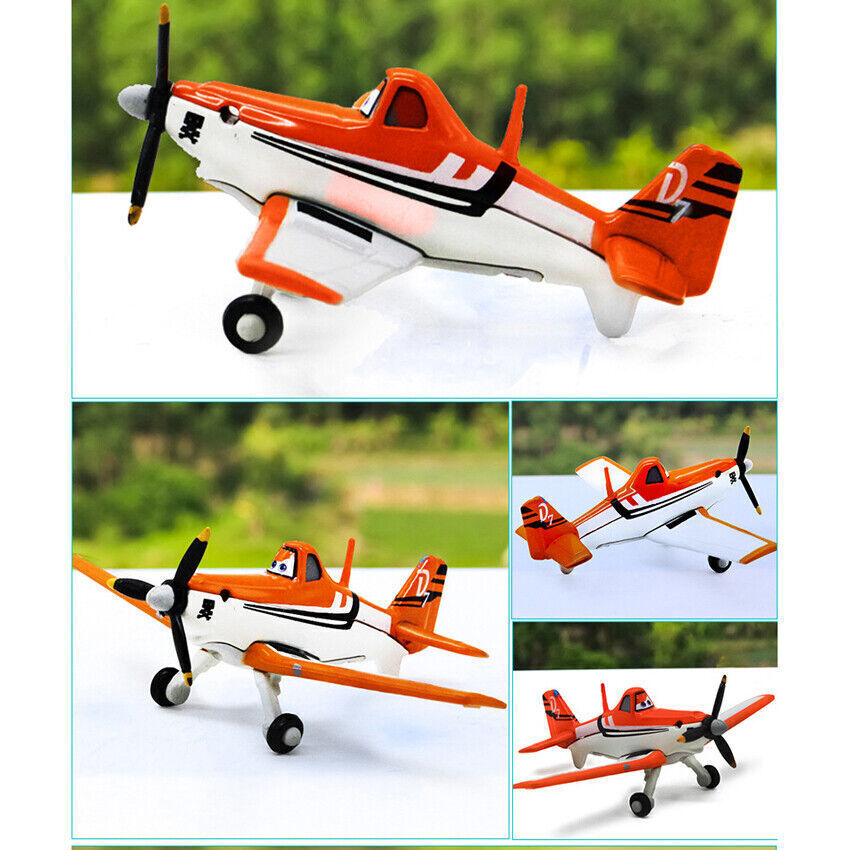 Disney Planes Diecast 1:55 Movie Toy Collect Kids Model Plane Gifts Dusty Zed - Picture 8 of 32
