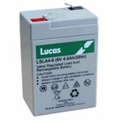 6V Classic Motorcycle Sealed Lead Acid Battery Lucas 6V 4AH  Non-Spillable