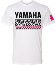 YAMAHA APPAREL Motosport T-Shirt White Medium NP21S-M1946-M