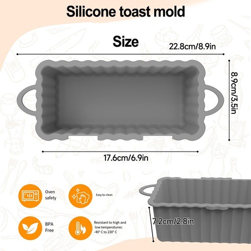 Moldes de silicona para hornear 17 6 x 8 9 cm multiusos para todos tus postres - Imagen 15 de 29