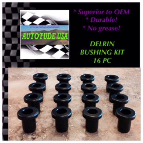 2016 Ranger 800 6x6 Front A-Arm Suspension DELRIN Bushings set SUPERIOR to OEM! - 第 1/4 張圖片