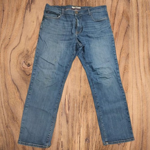 Tommy Hilfiger 30" Blau Straight Leg Jeans Herren Größe 38