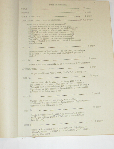 VTG 1946 'SPOKEN JAPANESE FOR BEGINNERS' BOOK! US ARMY OCCUPIED JAPAN! I&E SEC! - Bild 4 von 16