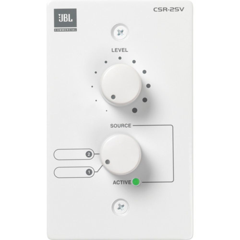 Настенный пульт дистанционного управления JBL CSR-2SV для микшеров CSM (белый)