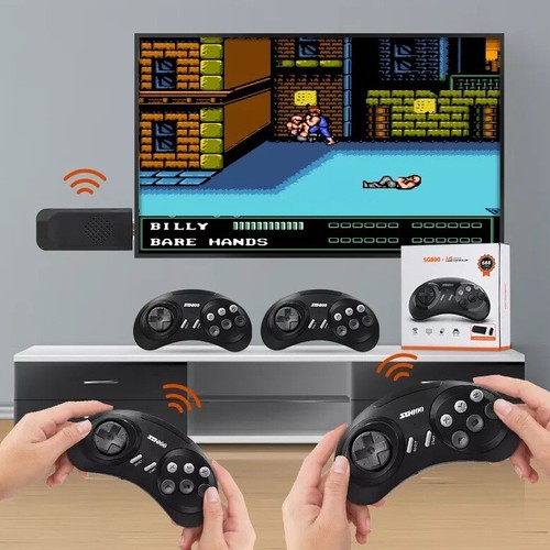 Mega Drive Classic Gaming Console WIFI Stick HD Mini Genesis MD 688 Games - Picture 3 of 6