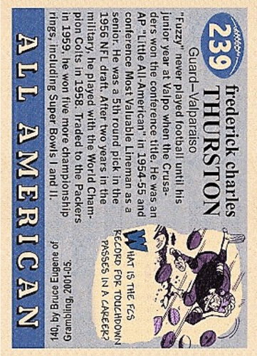 FRED FUZZY THURSTON 58## BUY 5 GET 1 FREE # or 30% OFF 12 OR MORE - Picture 2 of 2