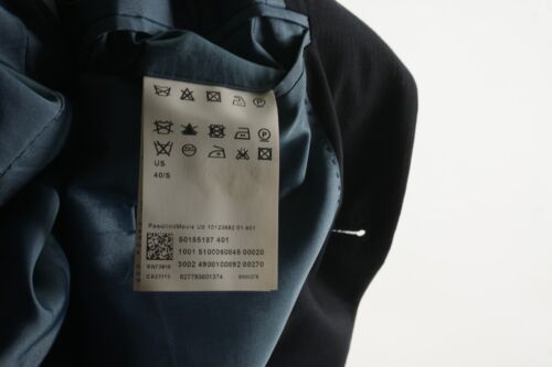 New $795 Hugo Boss Pasolini Movie US Men's 40S Dark Blue Woven Striped Blazer - Picture 5 of 15