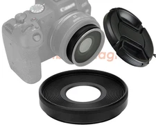 JJC LH-EW55 Metal Screw in Lens Hood as EW-55 for Canon RF 28mm f2.8 STM Lens