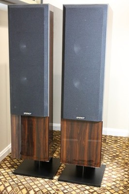 pair of Energy Connoisseur C-6 Tower Speakers   Rosewood Finish