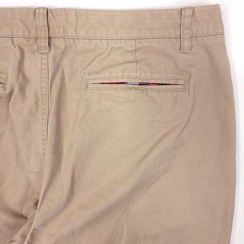 Bonobos Straight Fit Chino Pants Mens 35x31 Tan Cotton Snap Button 10" Rise - Picture 8 of 8
