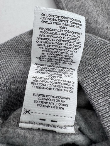 Polo Ralph Lauren Hoodie Men’s Sz L Fleece Knit Grey Pullover Normcore Relaxed - Bild 9 von 12