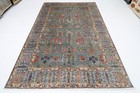 7 x 10 ft Oriental Area Rug Afghan Hand Knotted Veg dye Wool Living Room Rug