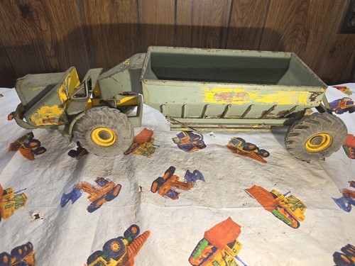 1950s DOEPKE Wooldridge Pressed Steel Earth Mover Bottom Dump Construction Truck