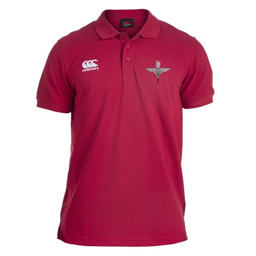 OFFICIAL 1 PARA Parachute Regiment embroidered Canterbury Rugby Polo Shirt - Picture 4 of 7