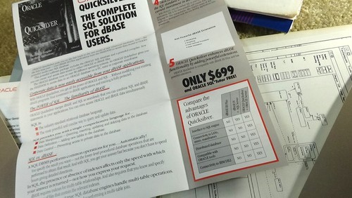 *1991* Oracle computer Software sales SEMINAR folder w/sales catalogs brochures+ - 第 21/23 張圖片