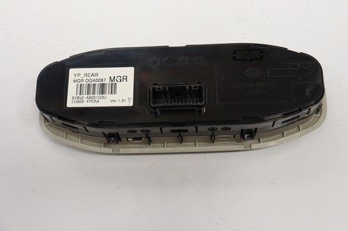 2019 - 2021 KIA SEDONA REAR ROOF A/C HEATER CLIMATE CONTROL SWITCH OEM GRAY_GBU - Picture 4 of 8