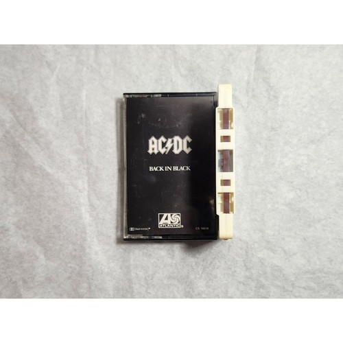 AC / DC Back In Black Tested Vintage Cassette Atlantic 1980 Pre-owned - Picture 4 of 5
