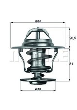 THERMOSTAT COOLANT FITS: OPEL VAUXHALL KADETT C COUPE 1.9 GT/E/2.0 E RALLYE/2