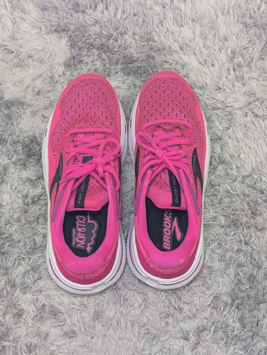 Brooks Ghost Max Women's 8.5 B (Medium) Running Shoes Pink White - Picture 9 of 11