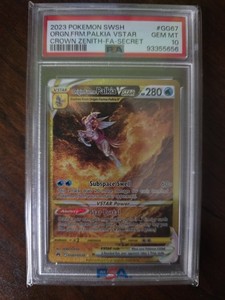 PSA 10 Origin Forme Palkia VSTAR (Secret) GG67/GG70 Crown Zenith