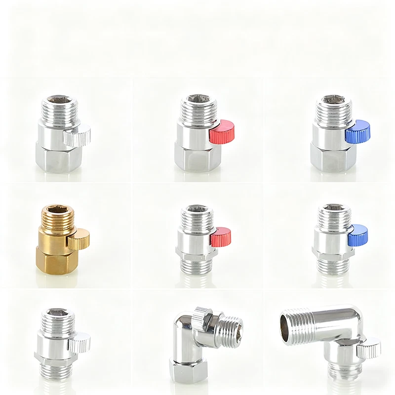 1/2" Female/Male Flow Control Shut-OFF Valve Water Saving Shower Head Valves - Image 4 of 4