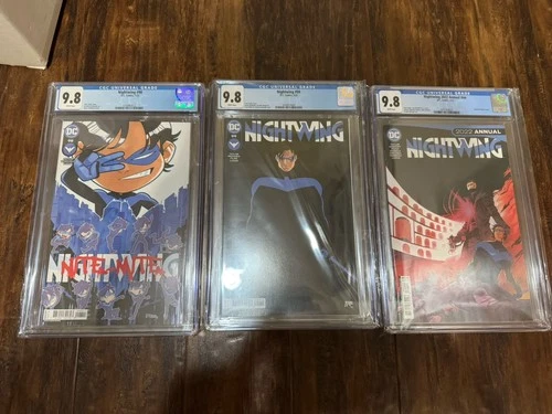Nightwing #98,annual, 99 CGC 9.8 White Pages D.C. Comics 2021 NM/MT