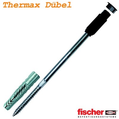 1x Thermax-Dübel 10/100 M10 Fischer 45702 Wärmeverbundsystem Termax-Anker 10x100