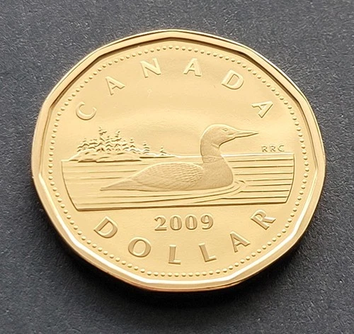 2009 Canada Loonie — photo from the most recent tracked eBay sale