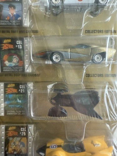 1997 Johnny Lightning Speed Racer, 4 Car Die Cast Collection with Reel Cells - Picture 3 of 12