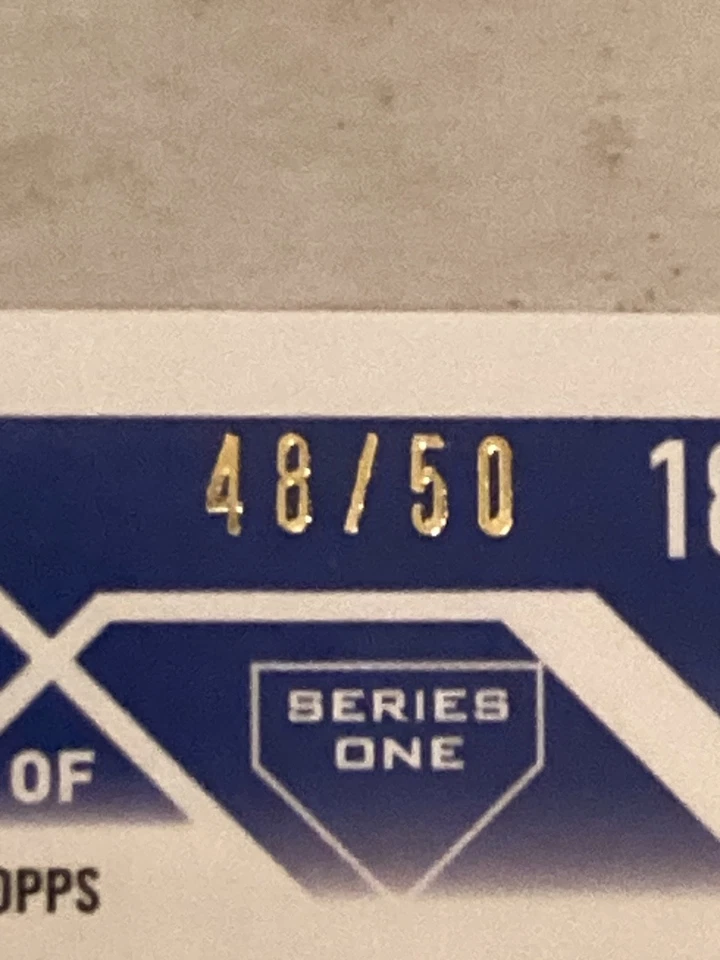 2023 Topps Series 1 1st Edition Red Foil Seiya Suzuki  /50 #183 - Image 3 of 3