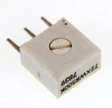 CW Helitrim 72XWR 500kΩ Ohm 10% 1/2W 3/8 Square Trimming Potentiometer PCB