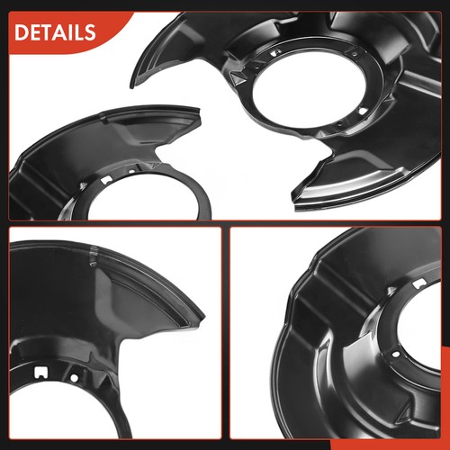 A-Premium 2x Black Brake Dust Shield Front Left & Right for Honda CR-V 2017-2024 - Picture 7 of 10