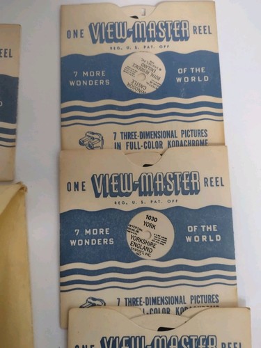 SAWYER VIEWMASTER Lot: Wonders of the World England Reels, Queen Elizabeth II - Bild 4 von 11