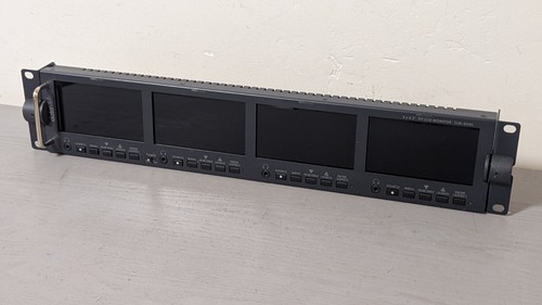 Datavideo TLM-434H 4.3" Quad Display LCD Monitor w/ Power Supply  - Picture 1 of 17