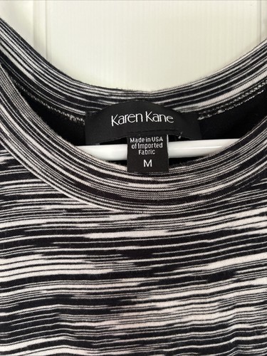 Karen Kane Medium Tank Dress - Black And White - Picture 2 of 4